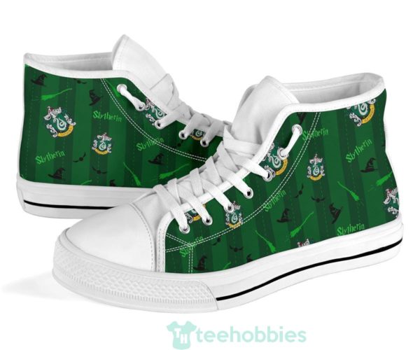 harry potter slytherin shoes high top custom symbol 4 wezlG 600x500px Harry Potter Slytherin Shoes High Top Custom Symbol
