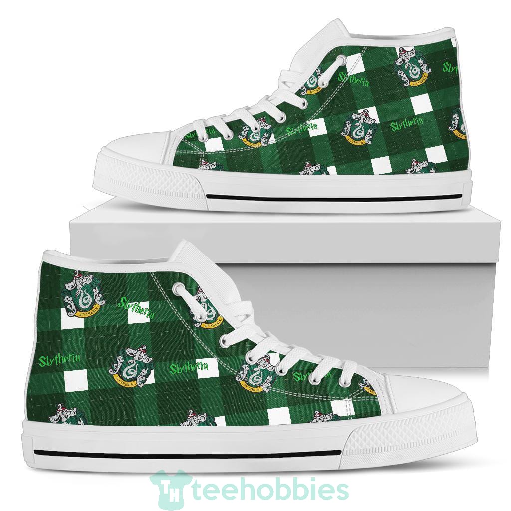 Harry Potter Slytherin Shoes High Top Custom Symbol Sneakers Product photo 1
