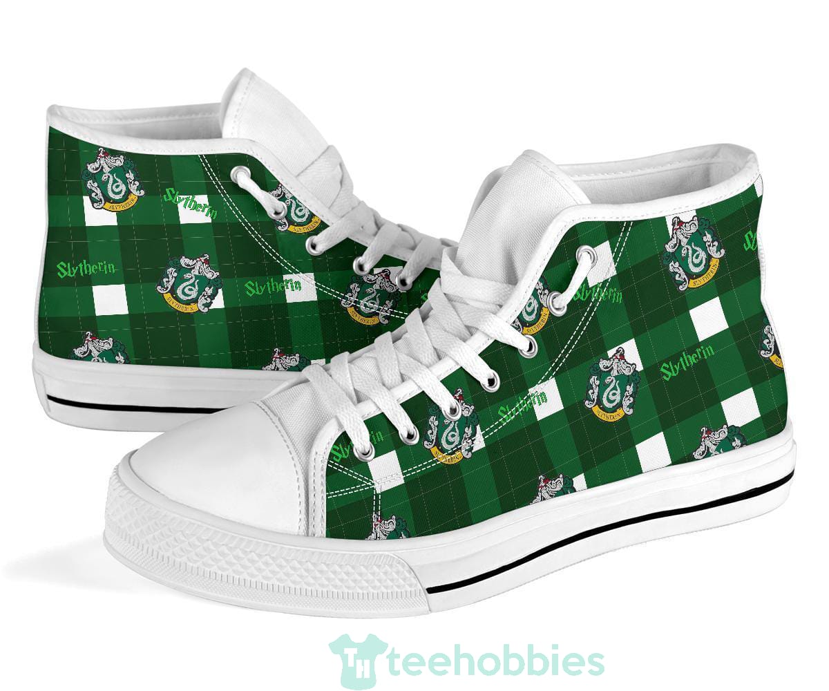 Harry Potter Slytherin Shoes High Top Custom Symbol Sneakers Product photo 2