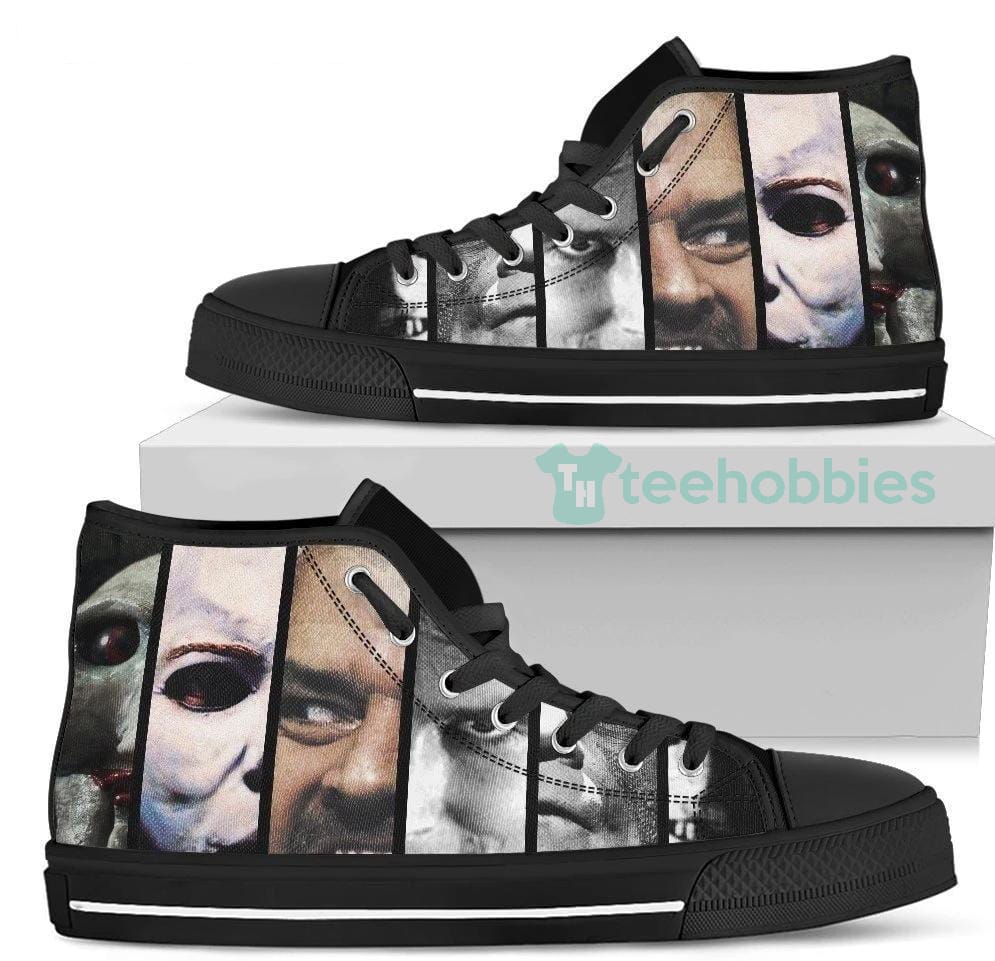 Horror Characters High Top Shoes Sneakers Fan Gift