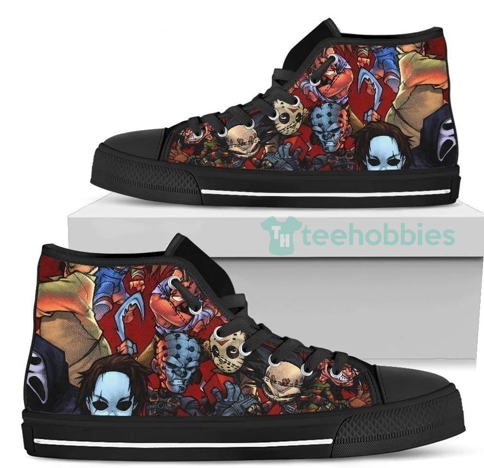 Horror Characters Sneakers High Top Shoes