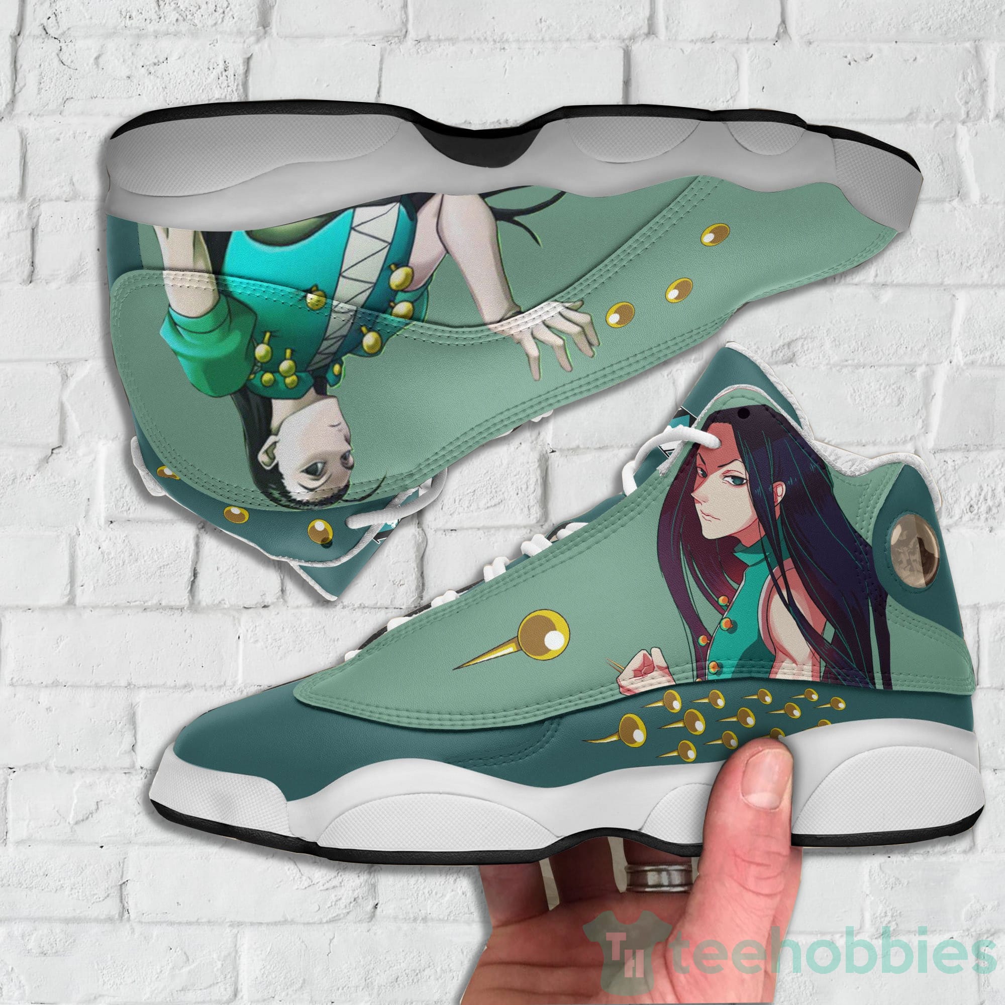 Illumi Zoldyck Custom Hunter Anime Air Jordan 13 Shoes Product photo 2