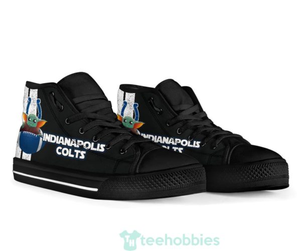 indianapolis colts baby yoda high top shoes 3 xEADe 600x500px Indianapolis Colts Baby Yoda High Top Shoes