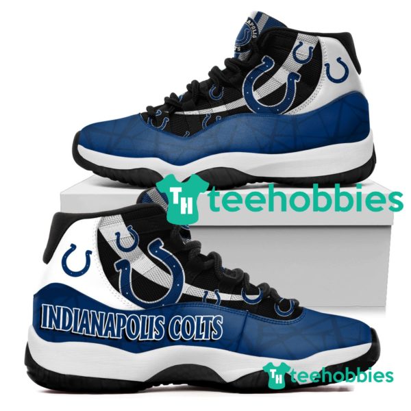 indianapolis colts logo air jordan 11 sneakers shoes 1 aIkAd 600x600px Indianapolis Colts Logo Air Jordan 11 Sneakers Shoes