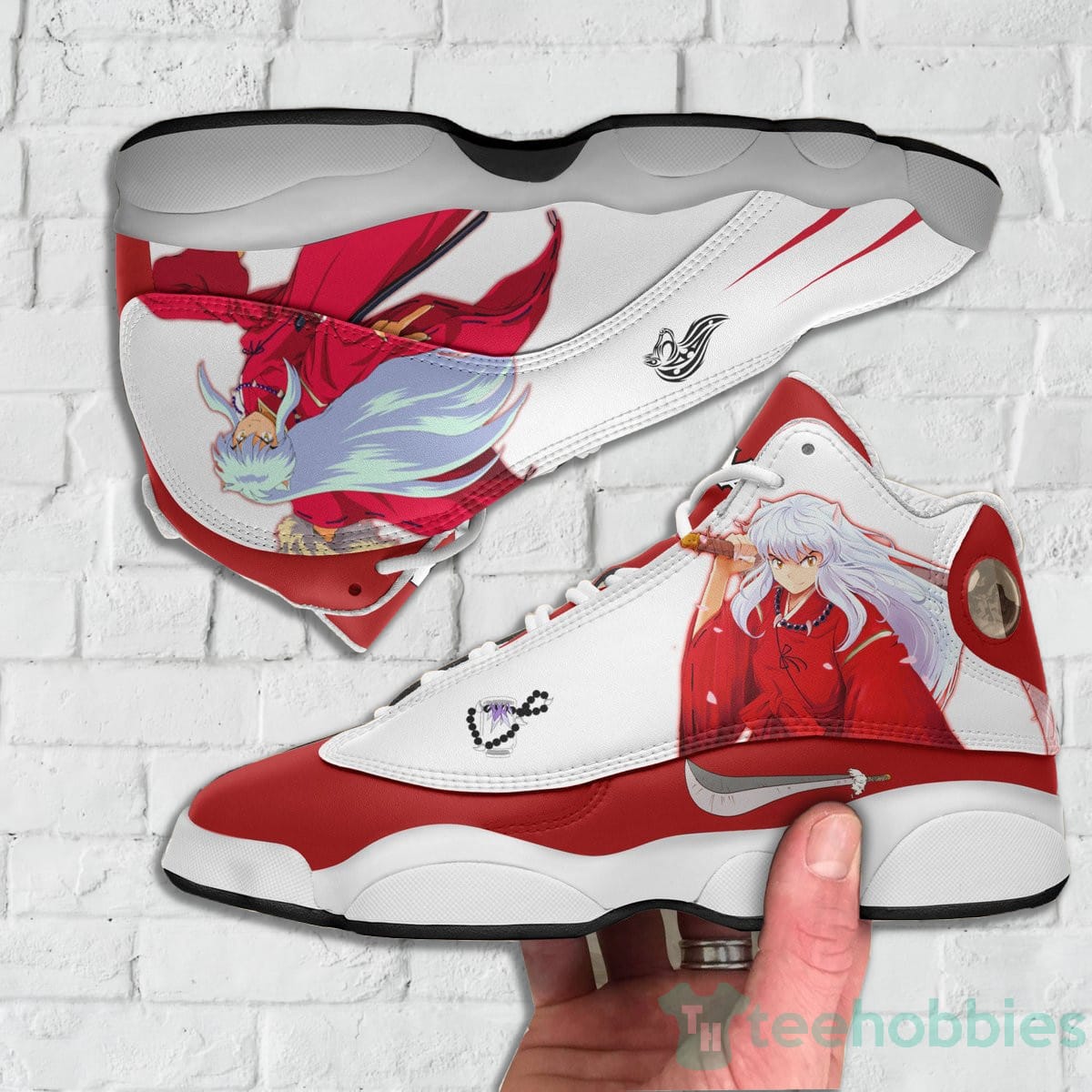 InuYasha Custom Anime Air Jordan 13 Shoes Product photo 2