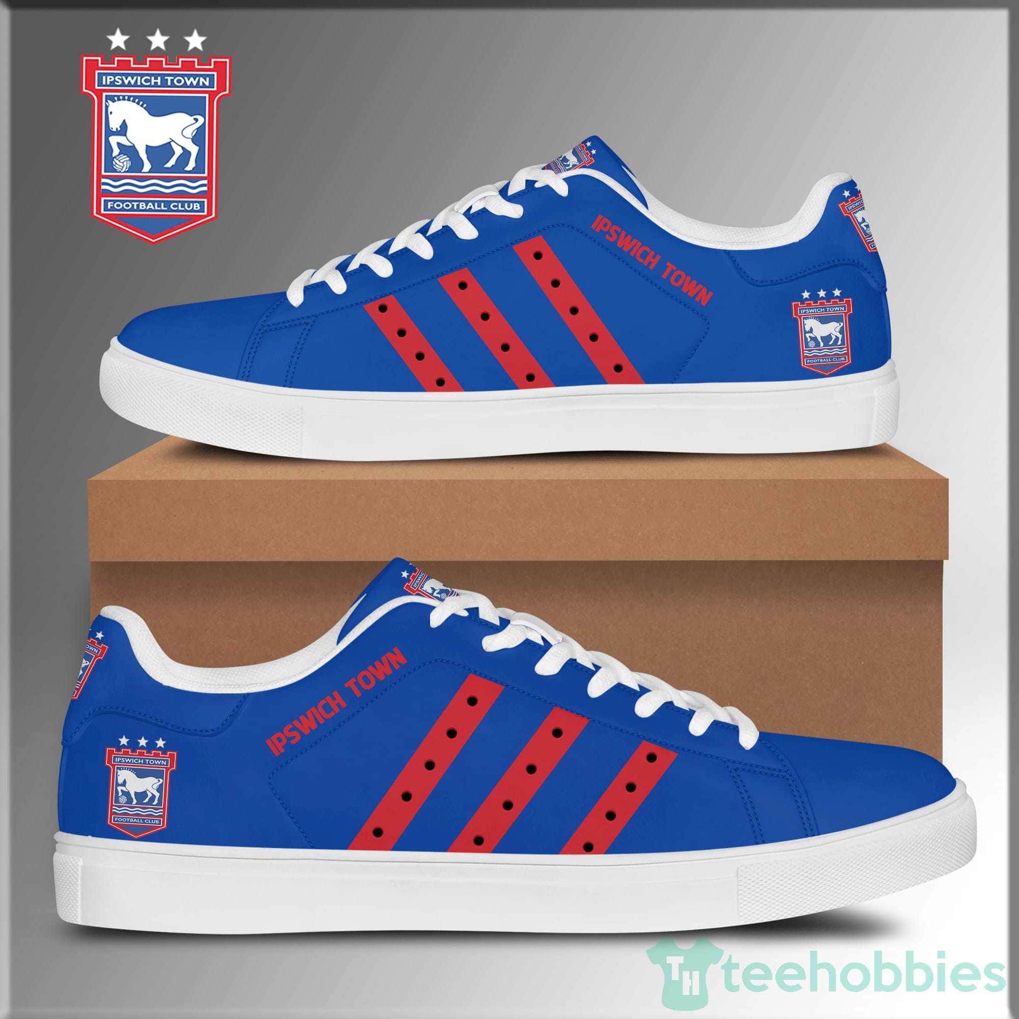 Ipstown Football Royal Low Top Skate Shoes Product photo 1