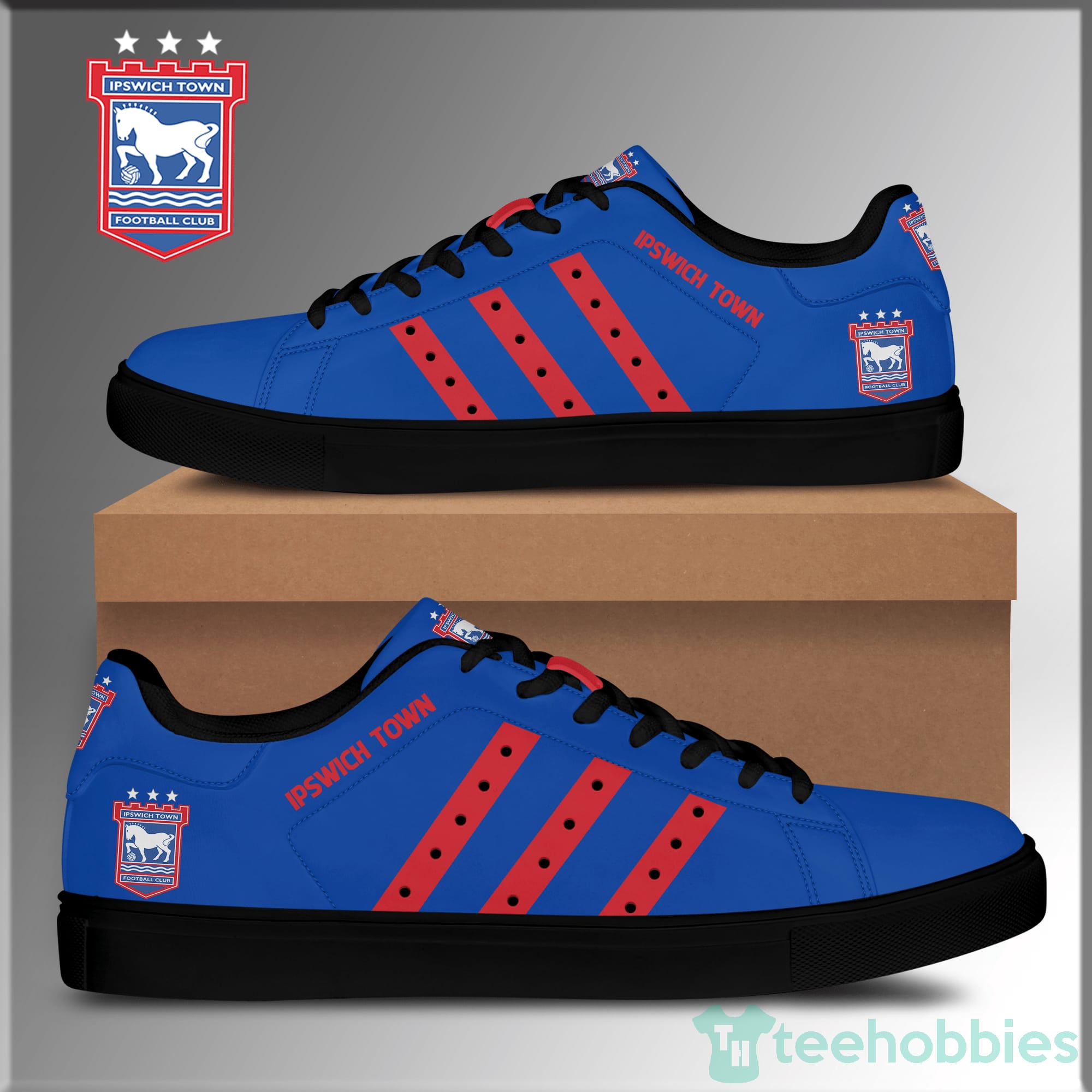 Ipstown Football Royal Low Top Skate Shoes Product photo 2