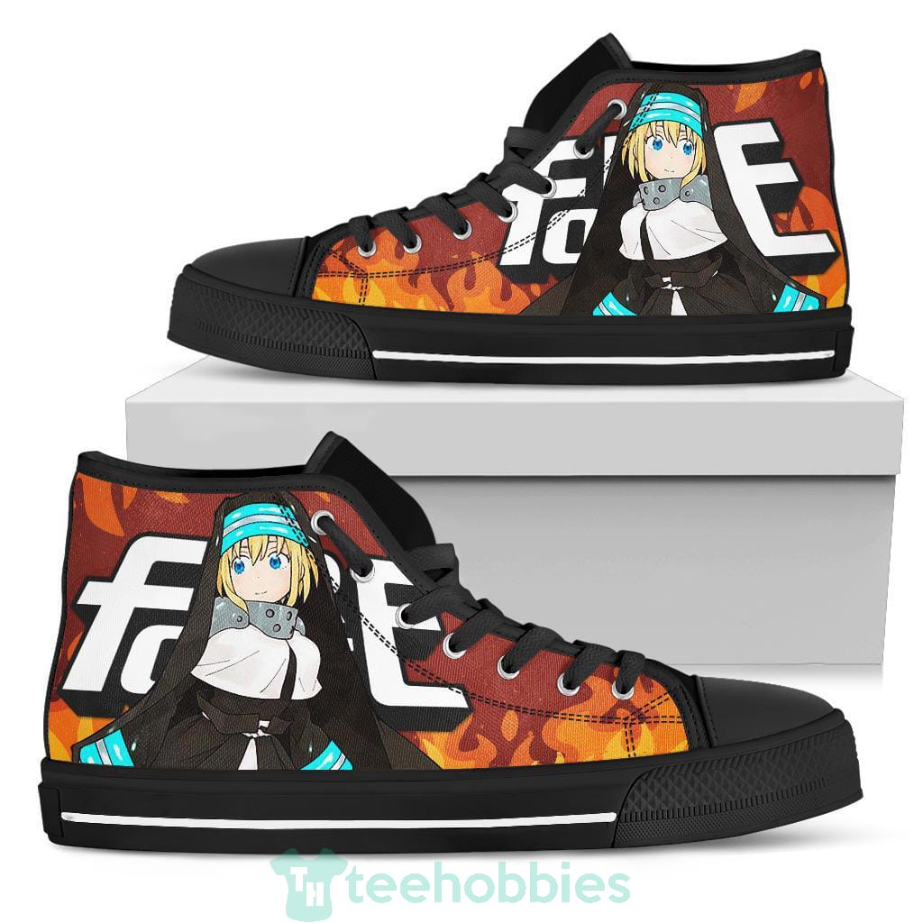 Iris Fire Force Anime High Top Shoes Fan Gift Idea Product photo 1