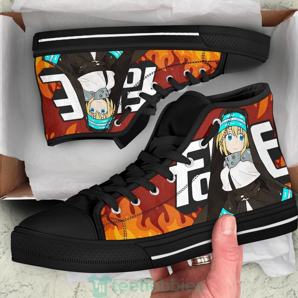 Iris Fire Force Anime High Top Shoes Fan Gift Idea Product photo 2
