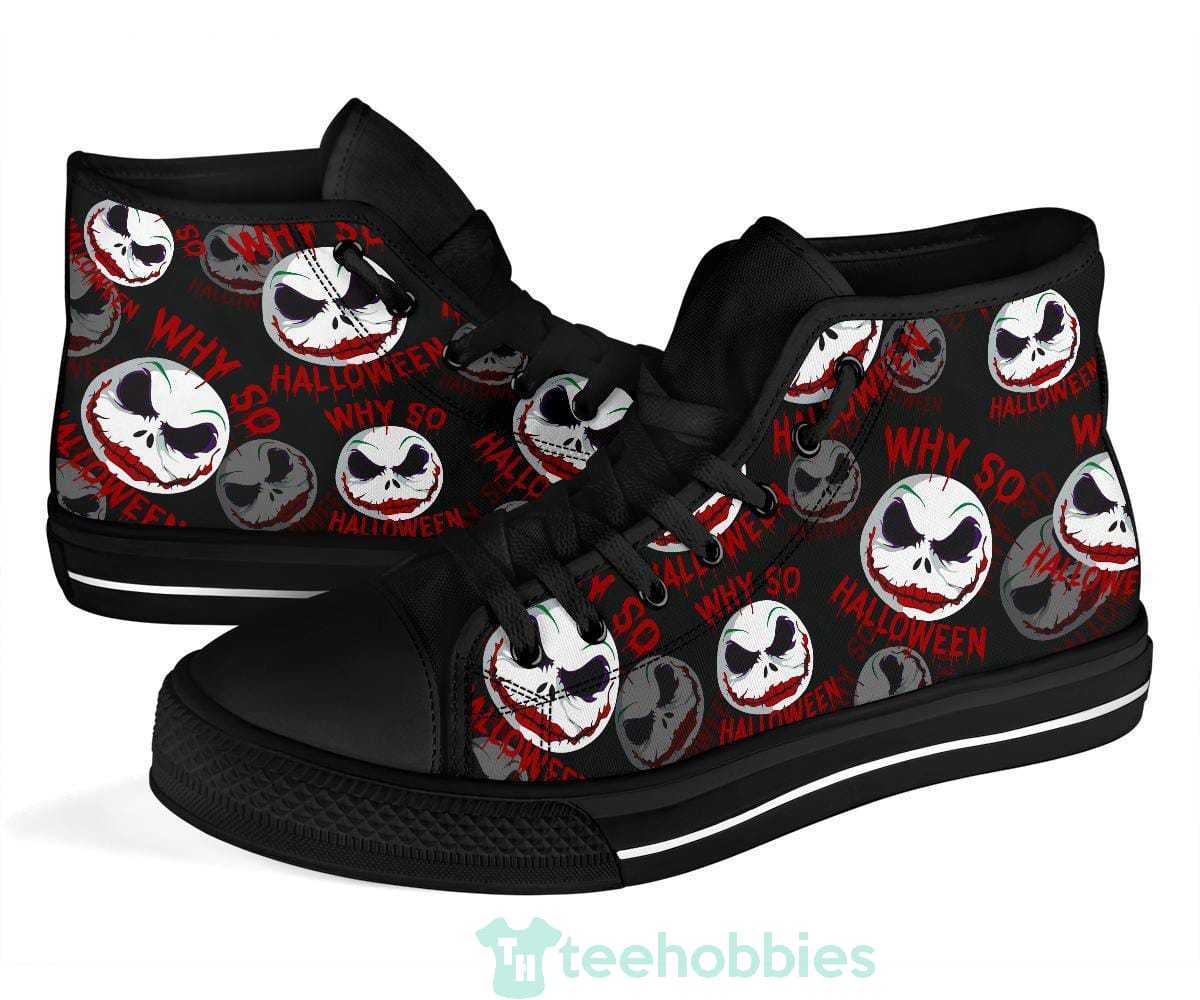 Jack Joker Face  High Top Shoes Funny Product photo 1