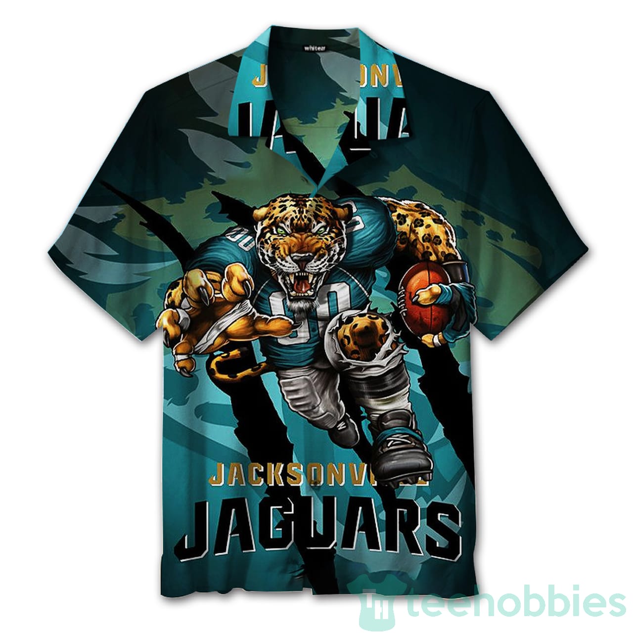 Jacksonville Jaguar Wild Hawaiian Shirt Product photo 1
