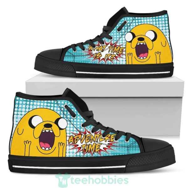jake the dog adventure time high top shoes idea gift 1 88wwp 600x600px Jake The Dog Adventure Time High Top Shoes Idea Gift