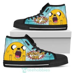 jake the dog adventure time high top shoes idea gift 2 q8st6 247x247px Jake The Dog Adventure Time High Top Shoes Idea Gift
