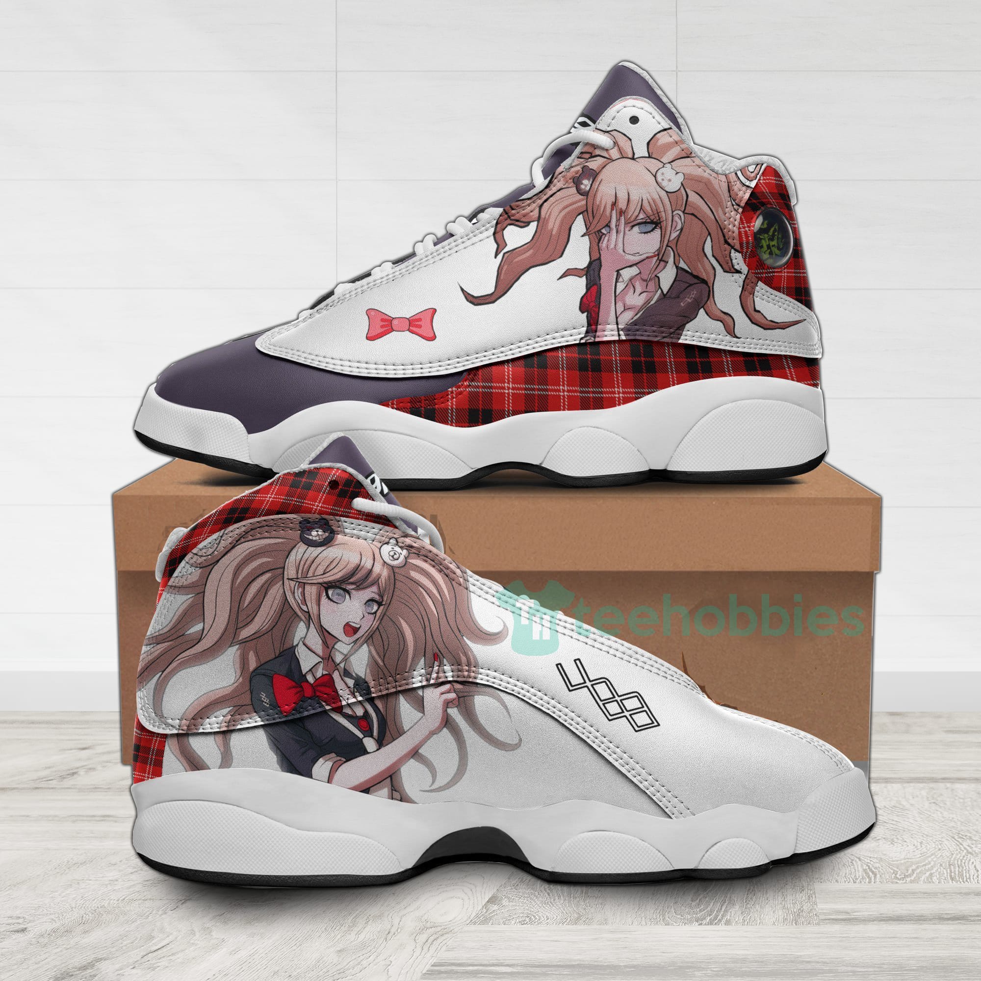 Junko Enoshima Custom Danganronpa Anime Air Jordan 13 Shoes