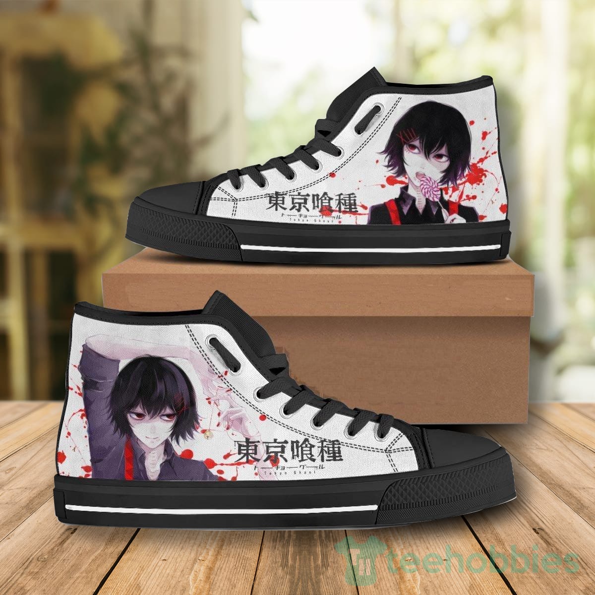 Juuzou Tokyo Ghoul All Star High Top Canvas Shoes Product photo 2
