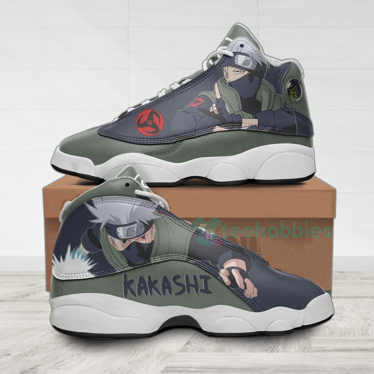 Kakashi Custom Anime Air Jordan 13 Shoes