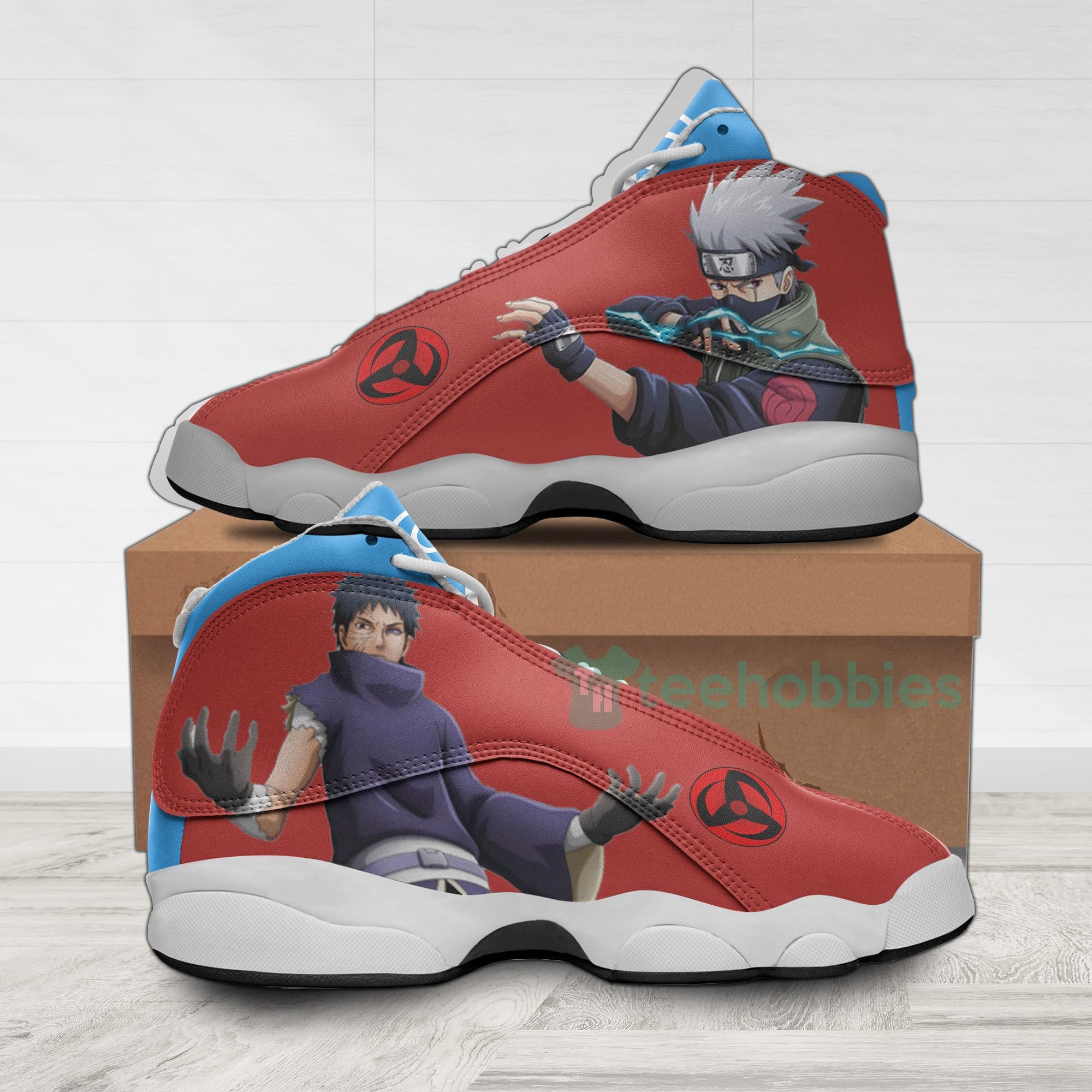 Kakashi x Obito Custom Nrt Anime Air Jordan 13 Shoes