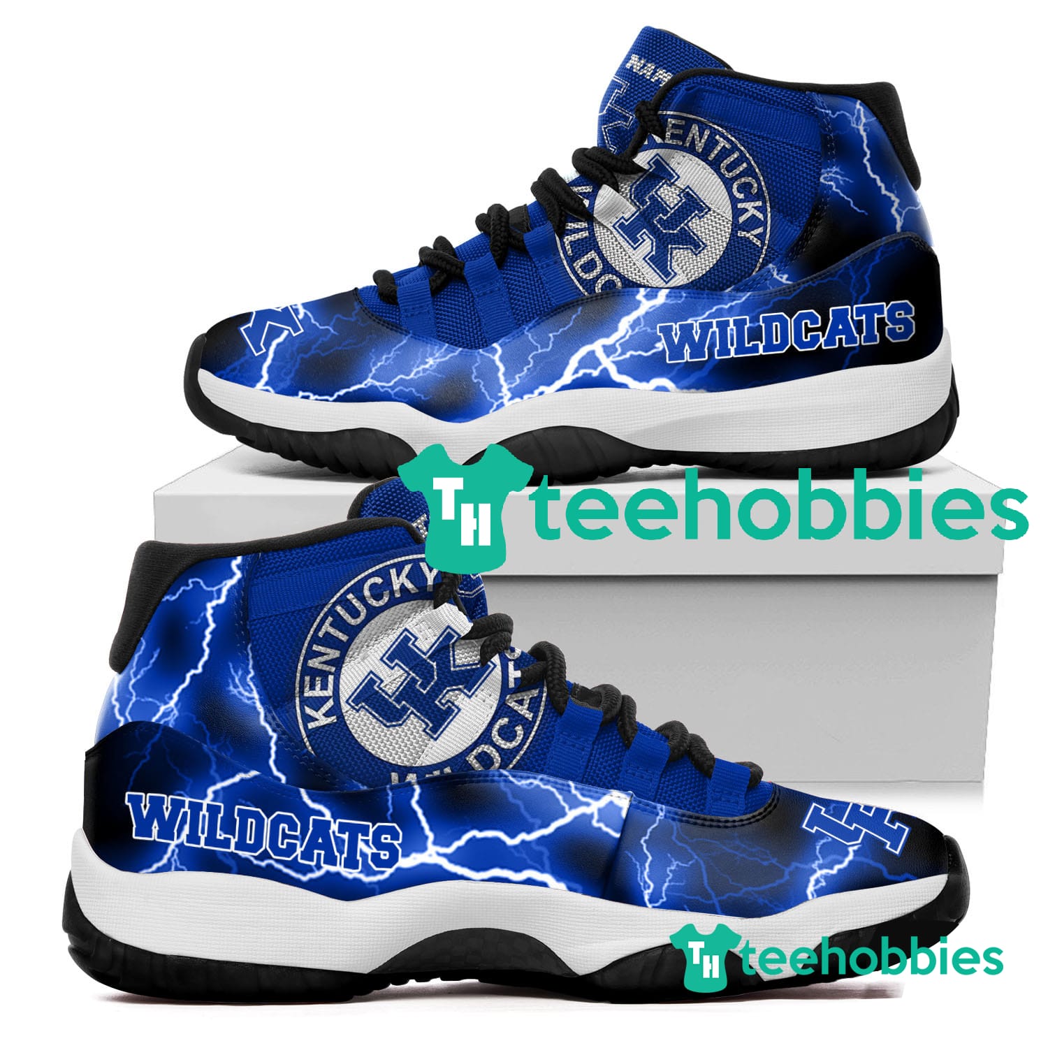 Kentucky Wildcats Custom Name Air Jordan 11 Shoes Sneakers Mens Womens Personalized Gifts