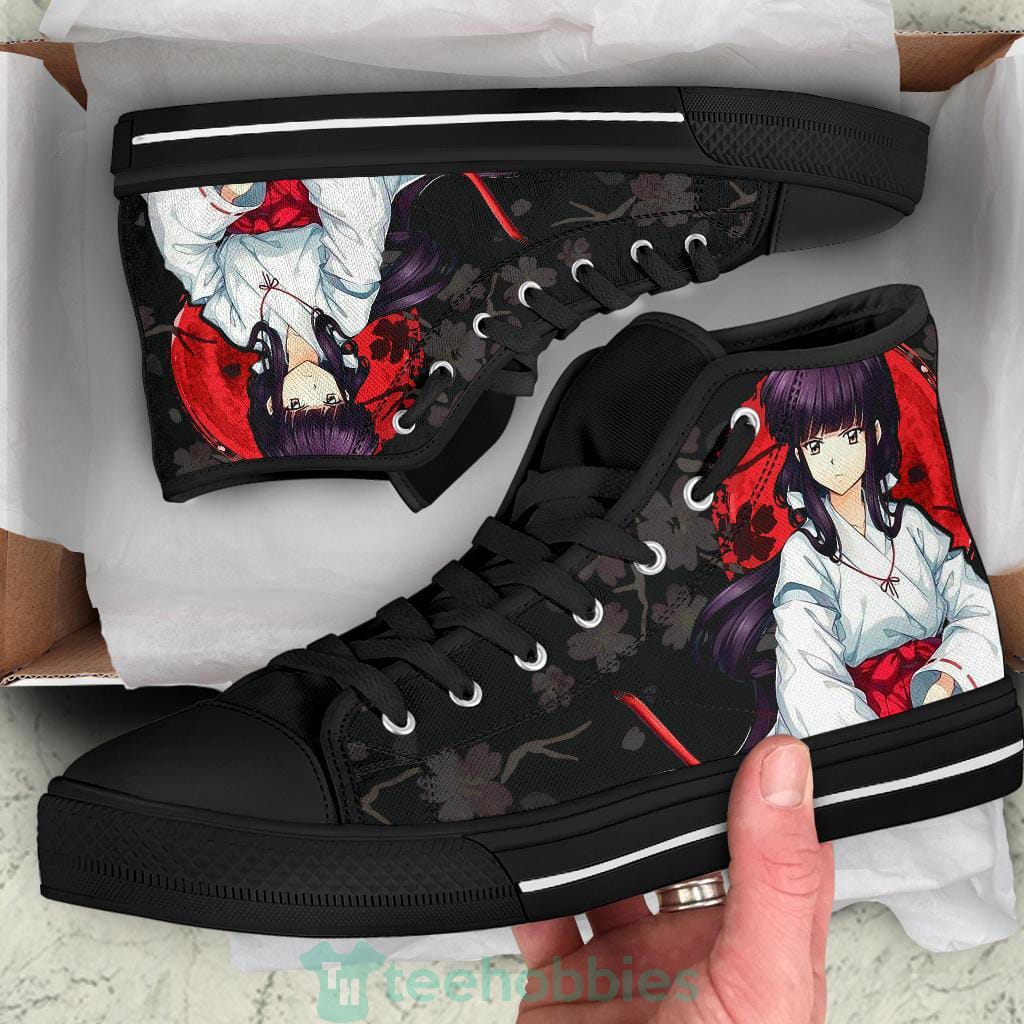 Kikyo Inuyasha  Anime High Top Shoes Fan Gift Product photo 2