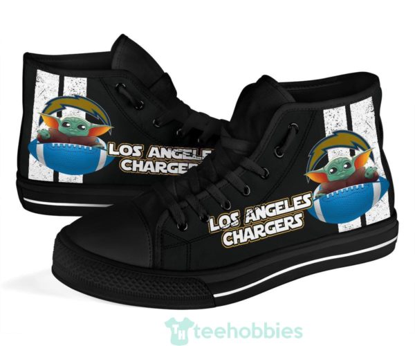 la chargers baby yoda high top shoes 4 Y1d8M 600x500px LA Chargers Baby Yoda High Top Shoes