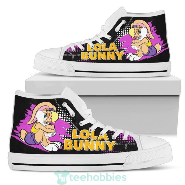 lola bunny high top custom looney tunes shoes 1 7VdCS 600x600px Lola Bunny High Top Custom Looney Tunes Shoes