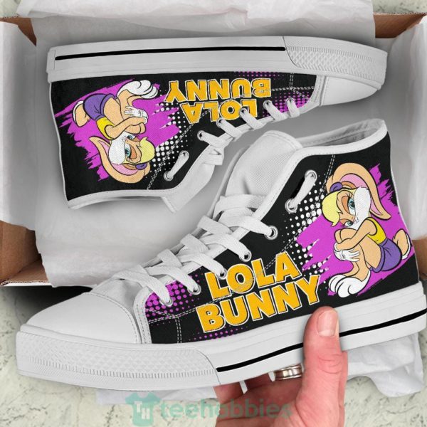 lola bunny high top custom looney tunes shoes 2 yODzm 600x600px Lola Bunny High Top Custom Looney Tunes Shoes