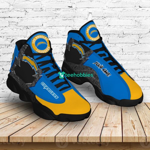 los angeles chargers air jordan 13 sneakers shoes custom name personalized gifts 4 7UcGK 600x600px Los Angeles Chargers Air Jordan 13 Sneakers Shoes Custom Name Personalized Gifts