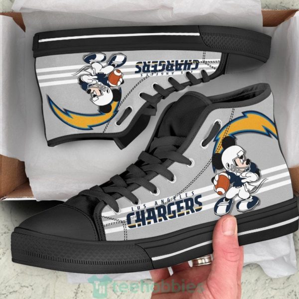 los angeles chargers high top shoes fan gift 1 MCwcw 600x600px Los Angeles Chargers High Top Shoes Fan Gift