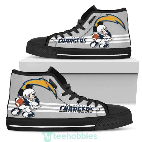 los angeles chargers high top shoes fan gift 2 xMPGk 600x600px Los Angeles Chargers High Top Shoes Fan Gift