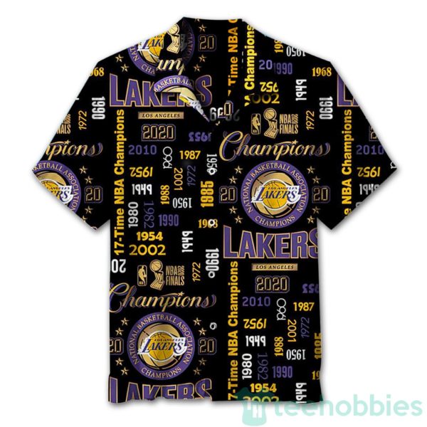 los angeles lakers vintage champions hawaiian shirt 1 5Tkm5 600x600px Los Angeles Lakers Vintage Champions Hawaiian Shirt