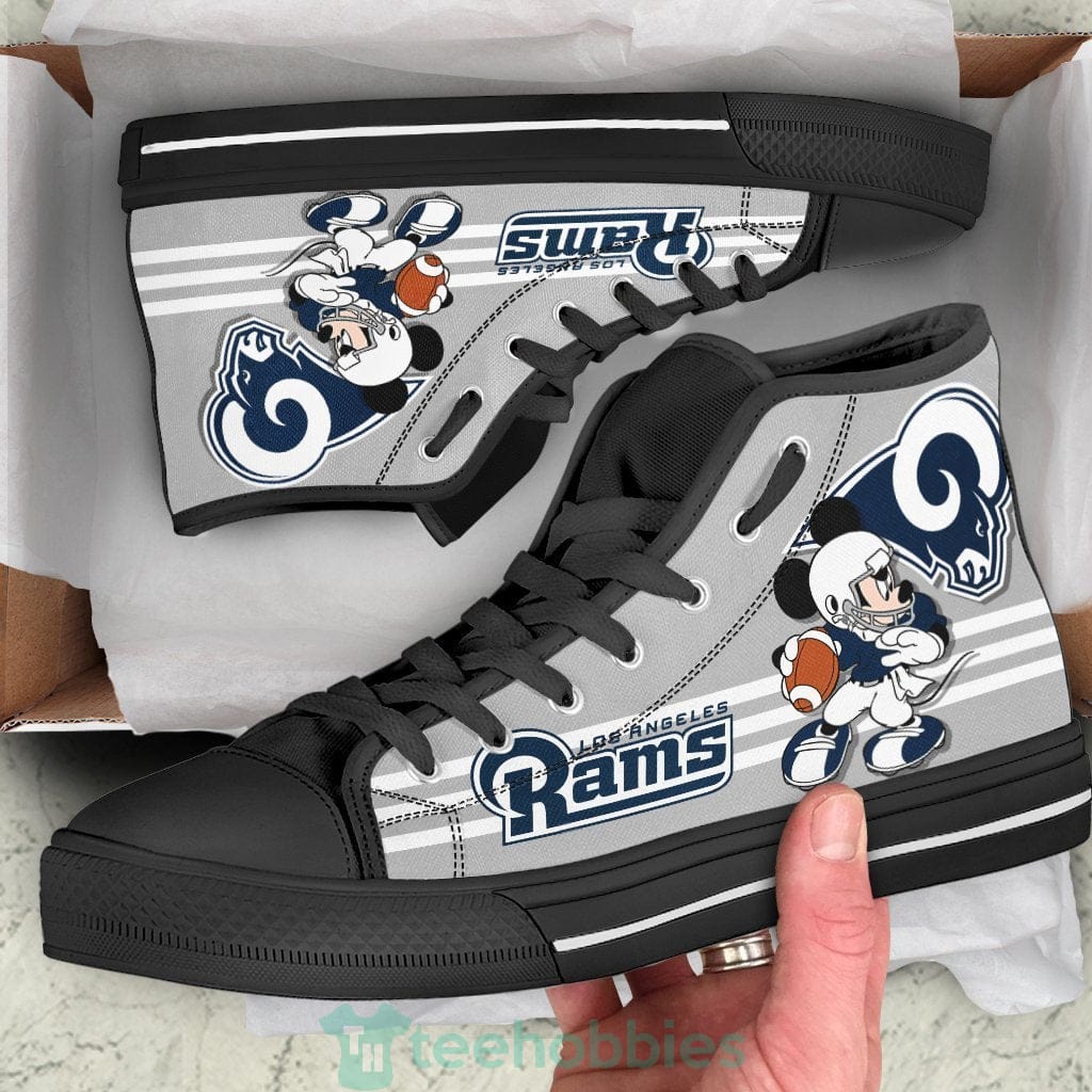 Los Angeles Rams  High Top Shoes Fan Gift Product photo 1