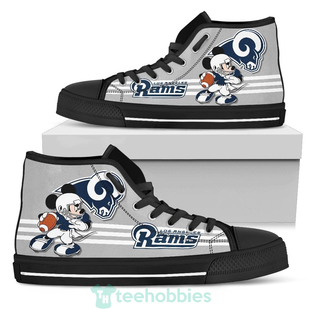 Los Angeles Rams  High Top Shoes Fan Gift Product photo 2