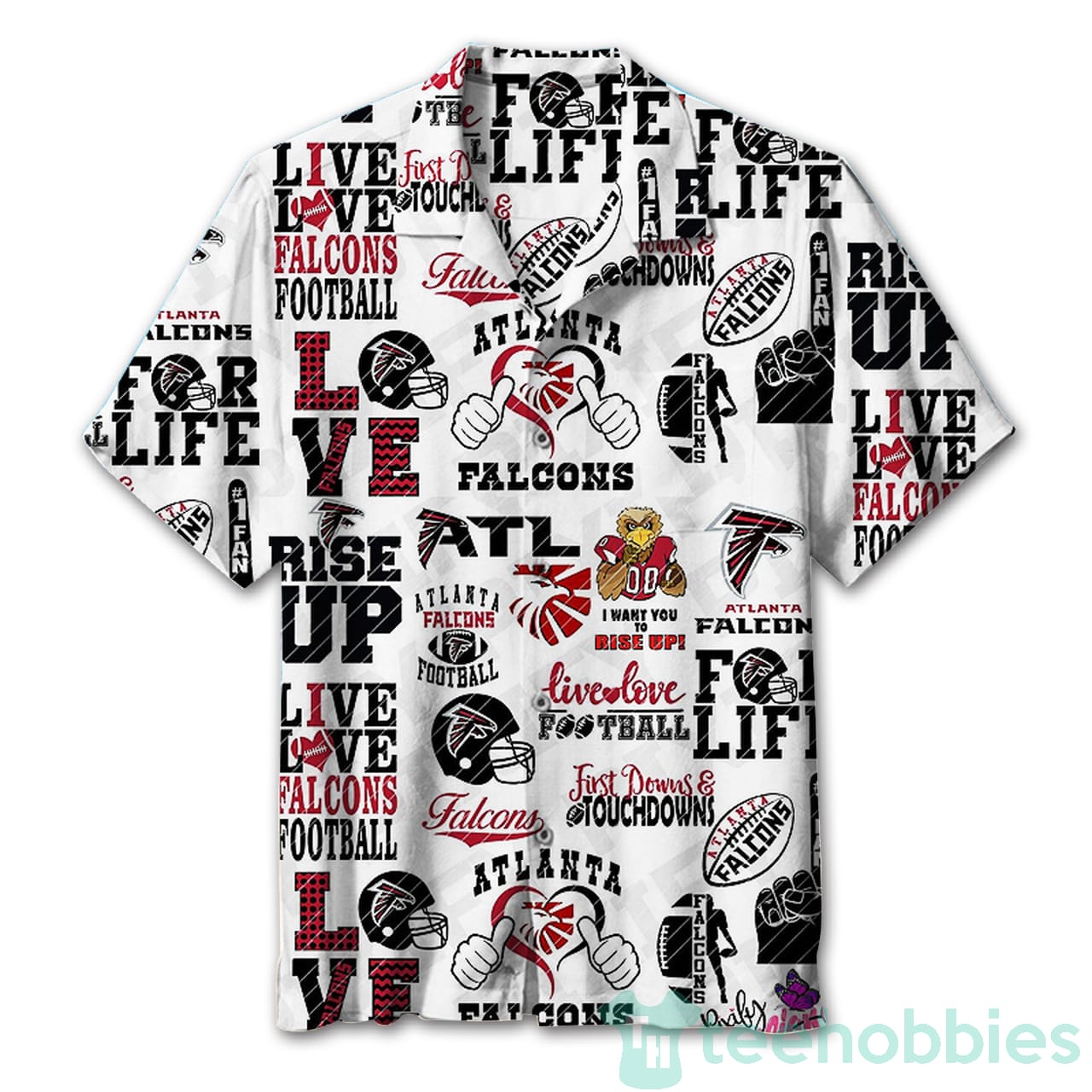 Love Atlanta Falcons Hawaiian Shirt