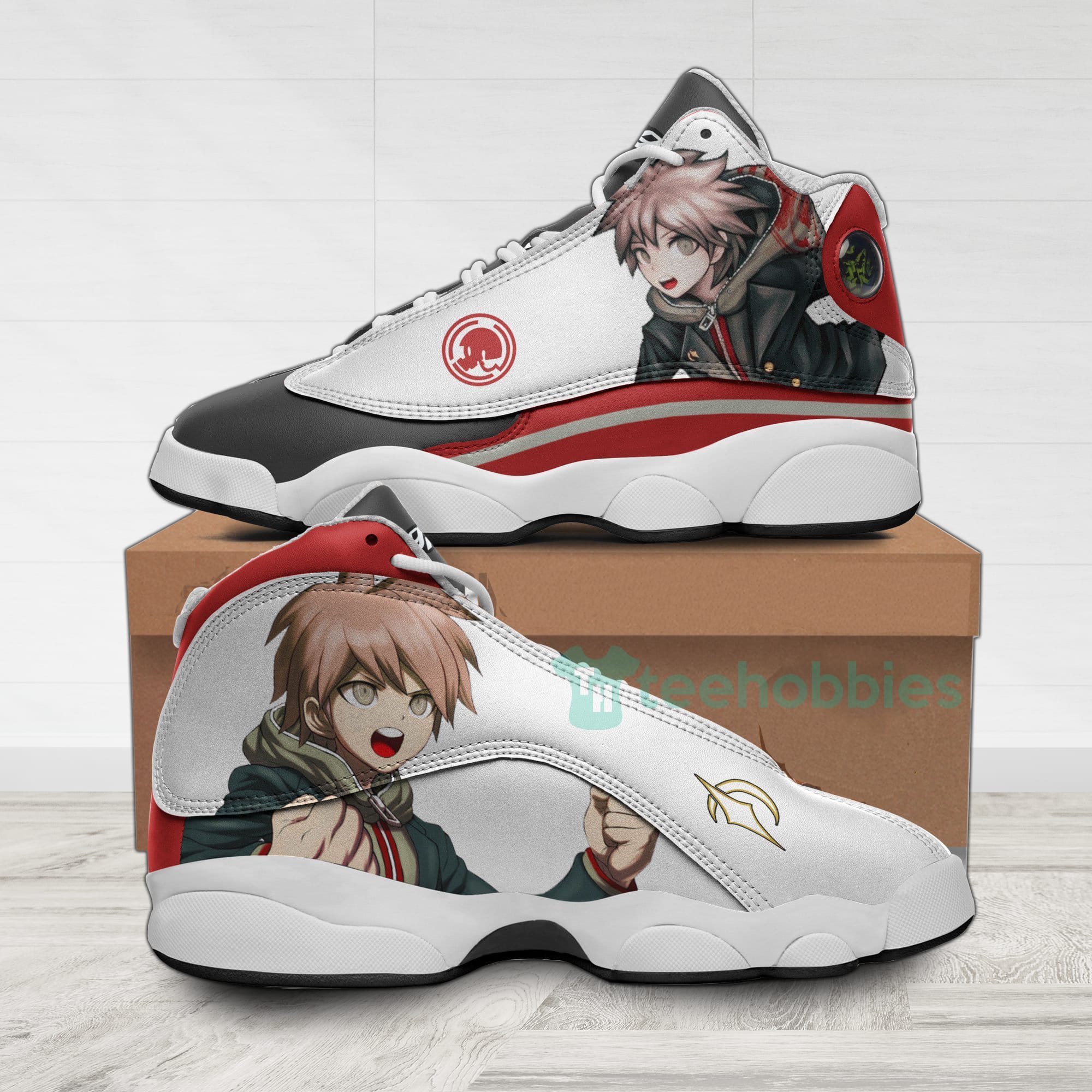 Makoto Naegi Custom Danganronpa Anime Air Jordan 13 Shoes