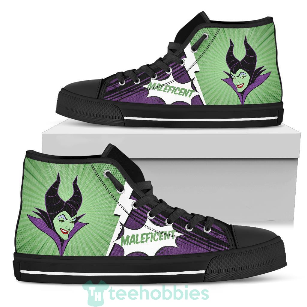 Maleficent Sneakers Villain High Top Shoes Fan Gift