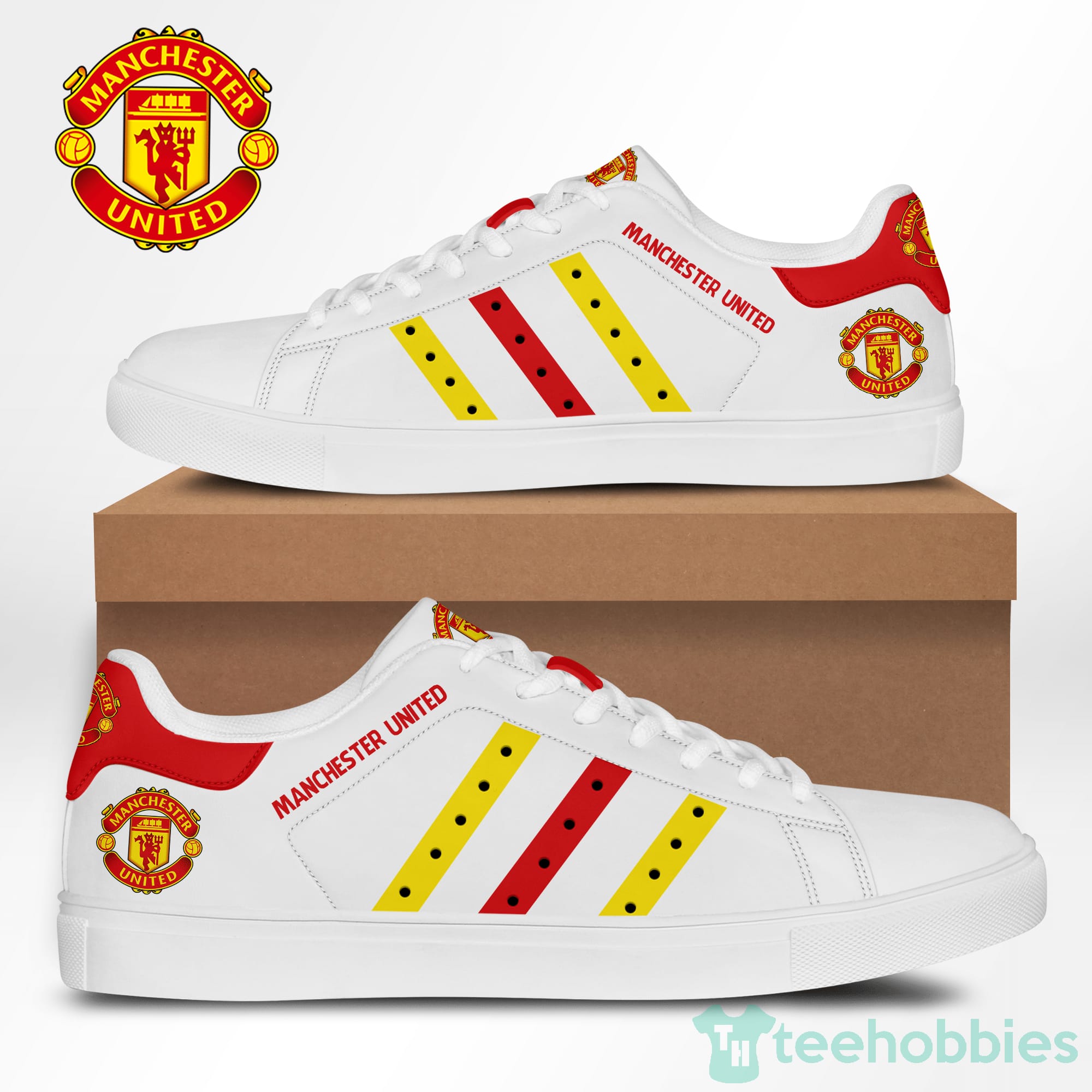 Manchester United Fc Fans Low Top Skate Shoes Product photo 1