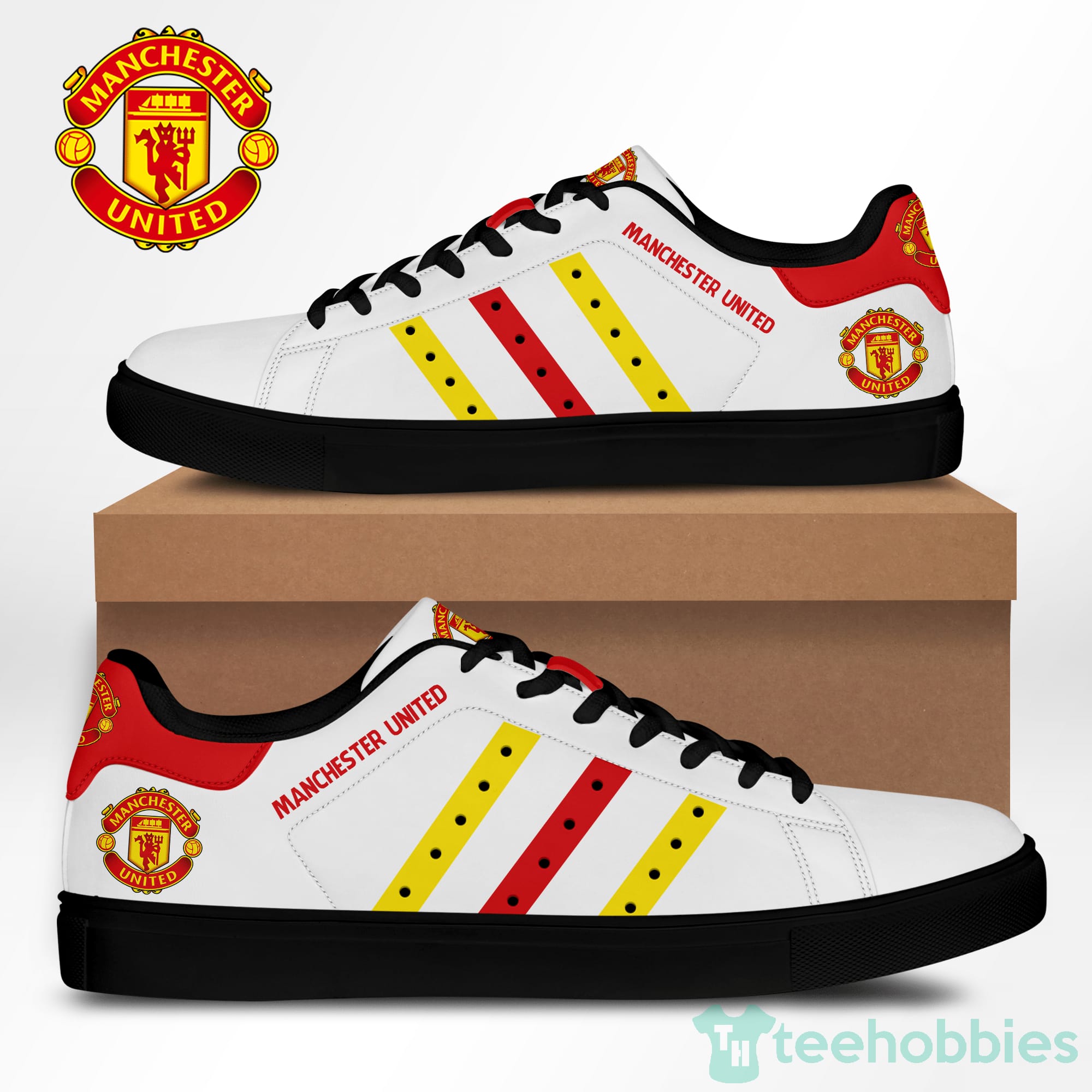 Manchester United Fc Fans Low Top Skate Shoes Product photo 2