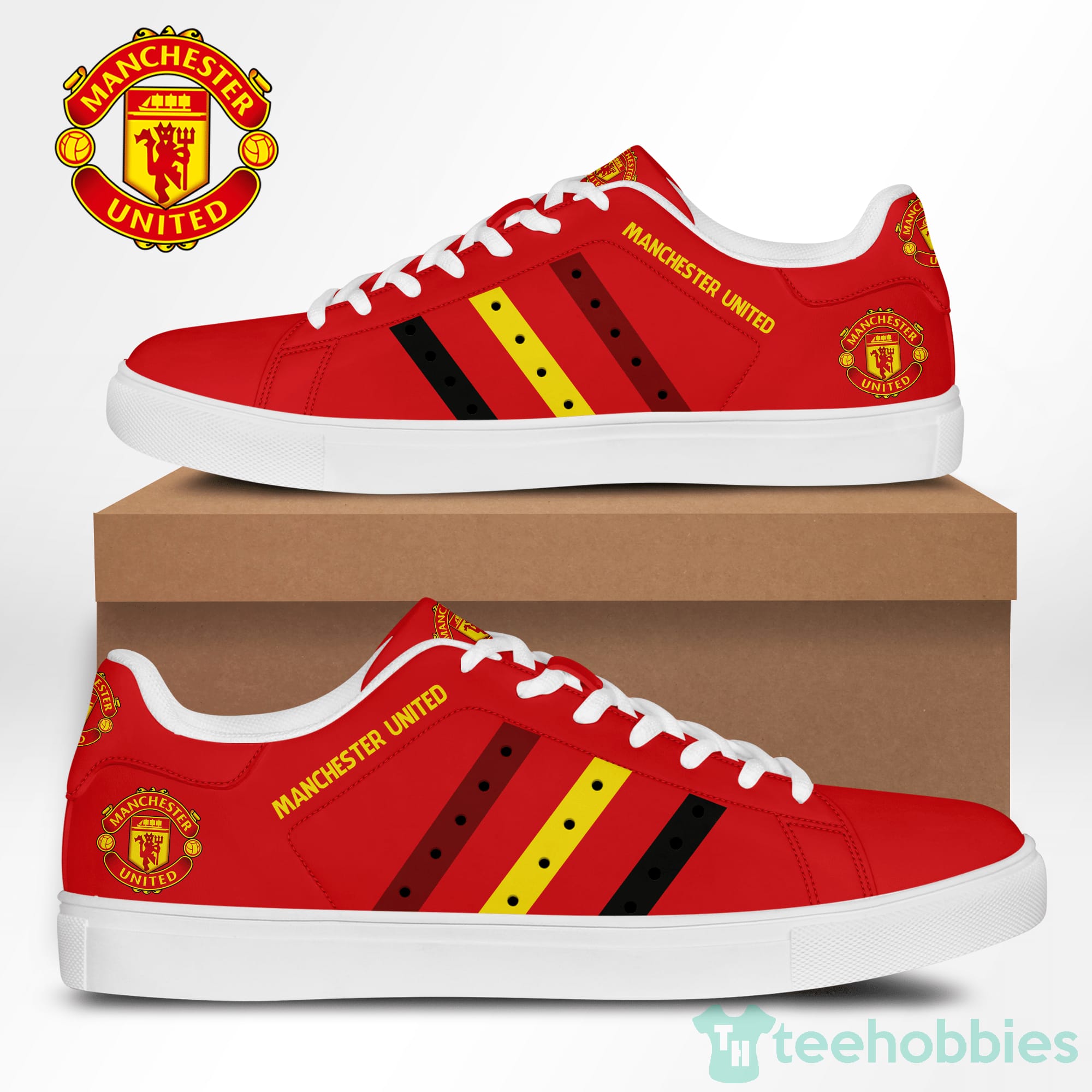 Manchester United Fc For Fans Low Top Skate Shoes