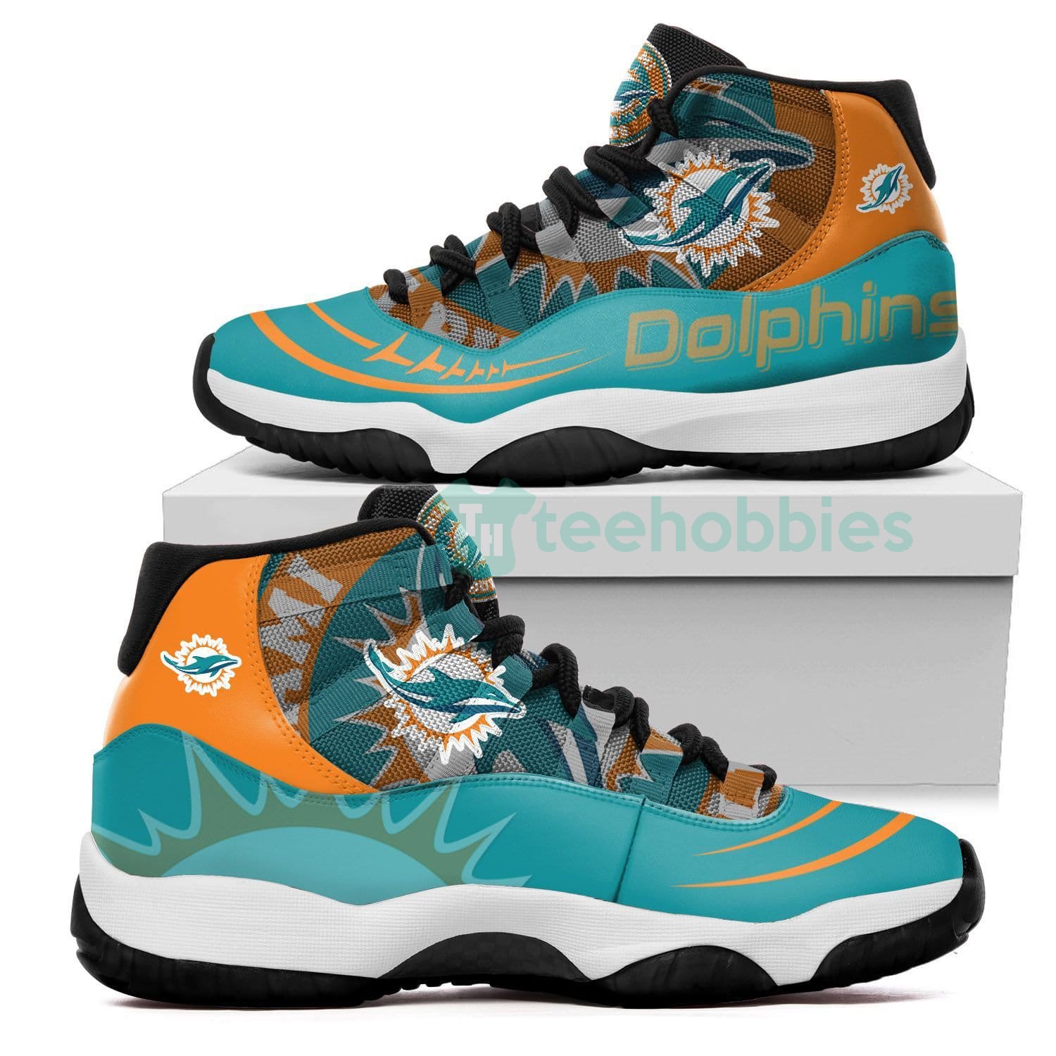 Miami Dolphins New Air Jordan 11 Shoes