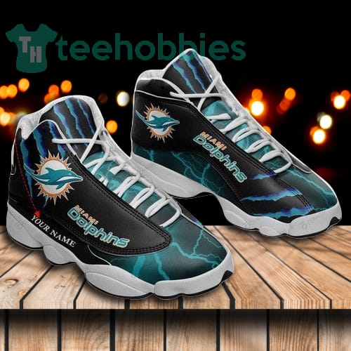 Miami Dolphins Shoes Personalized Air Jordan 13 Sneaker