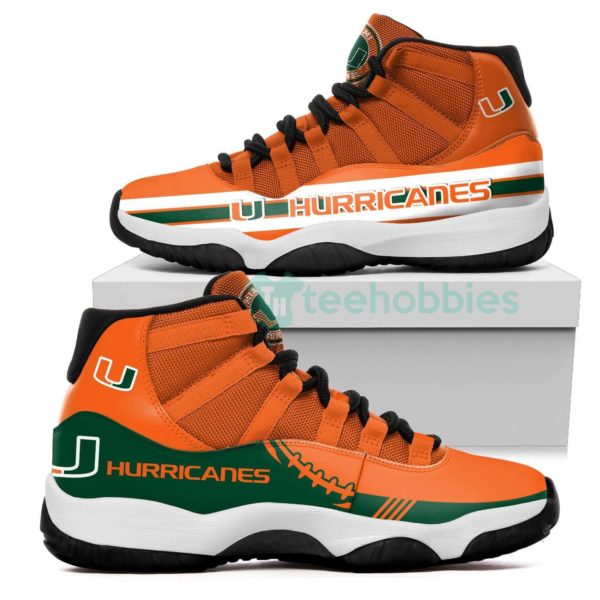 miami hurricanes new air jordan 11 shoes gift 1 f1hNt 600x600px Miami Hurricanes New Air Jordan 11 Shoes Gift