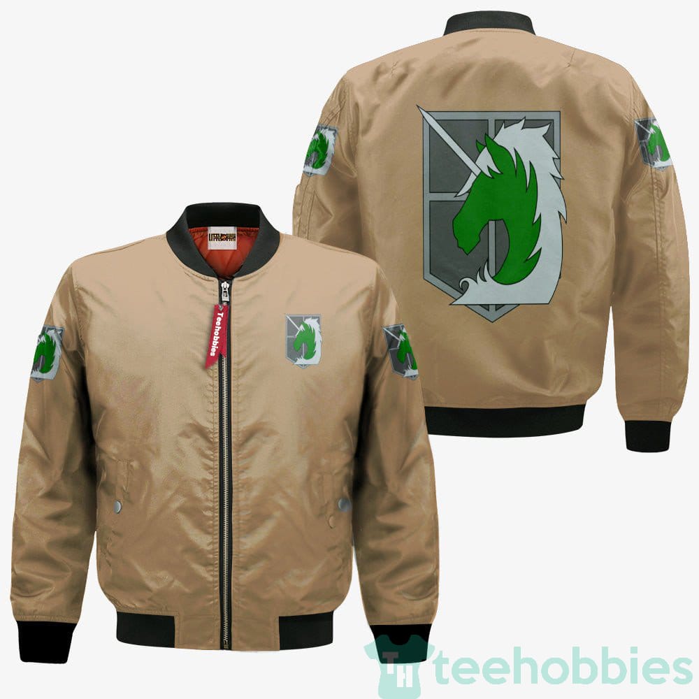 Military Police Regiment Custom Attack On Titan Cosplay Bomber Jacket Product photo 2