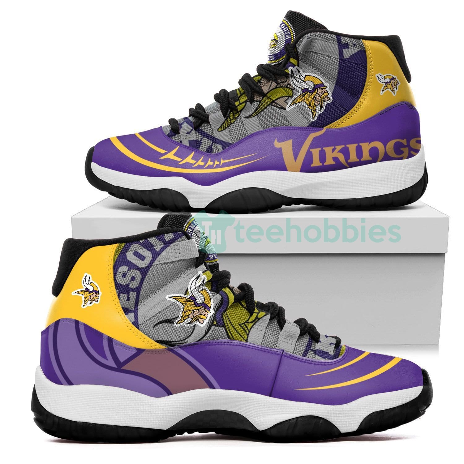 Minnesota Vikings New Air Jordan 11 Shoes For