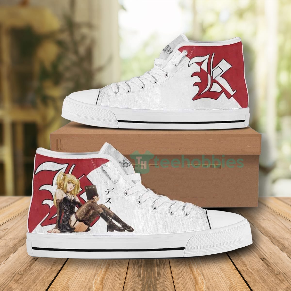 Misa Amane High Top Canvas Shoes Custom Death Note