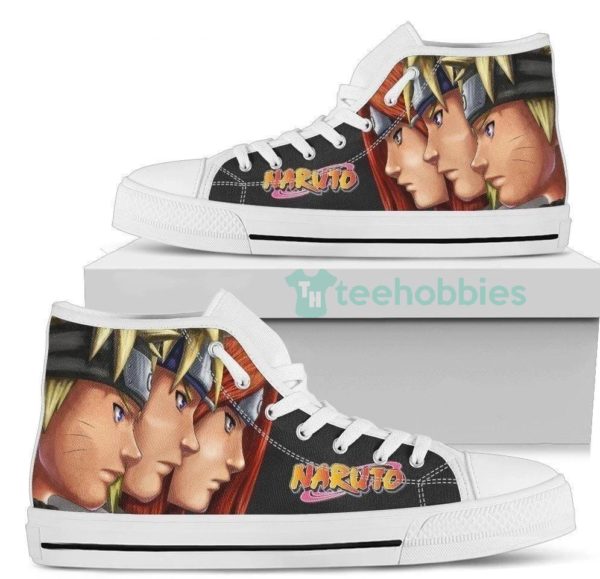 naruto evolution anime high top shoes fan gift 2 2ajCW 600x579px Naruto Evolution Anime High Top Shoes Fan Gift