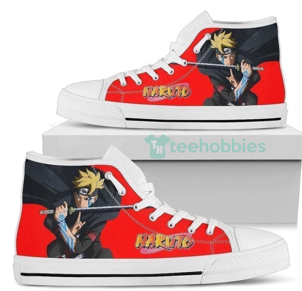 Naruto  High Top Shoes Anime Fan Gift Idea Product photo 1