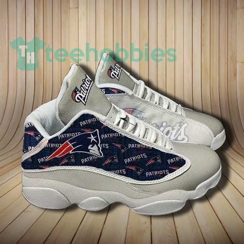 New England Patriots Blue Air Jordan 13 Sneaker Shoes Full Size