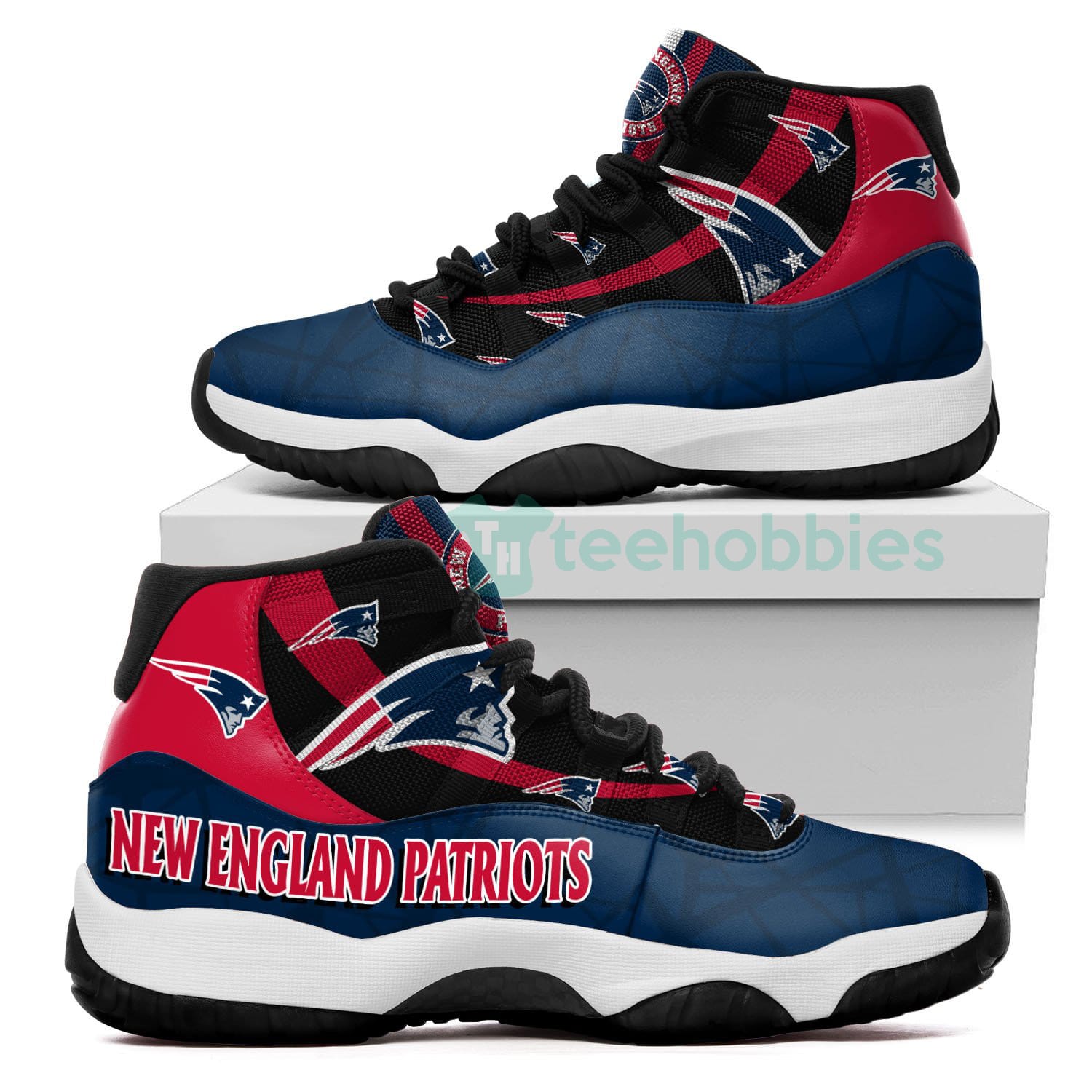 New England Patriots Logo Air Jordan 11 Shoes
