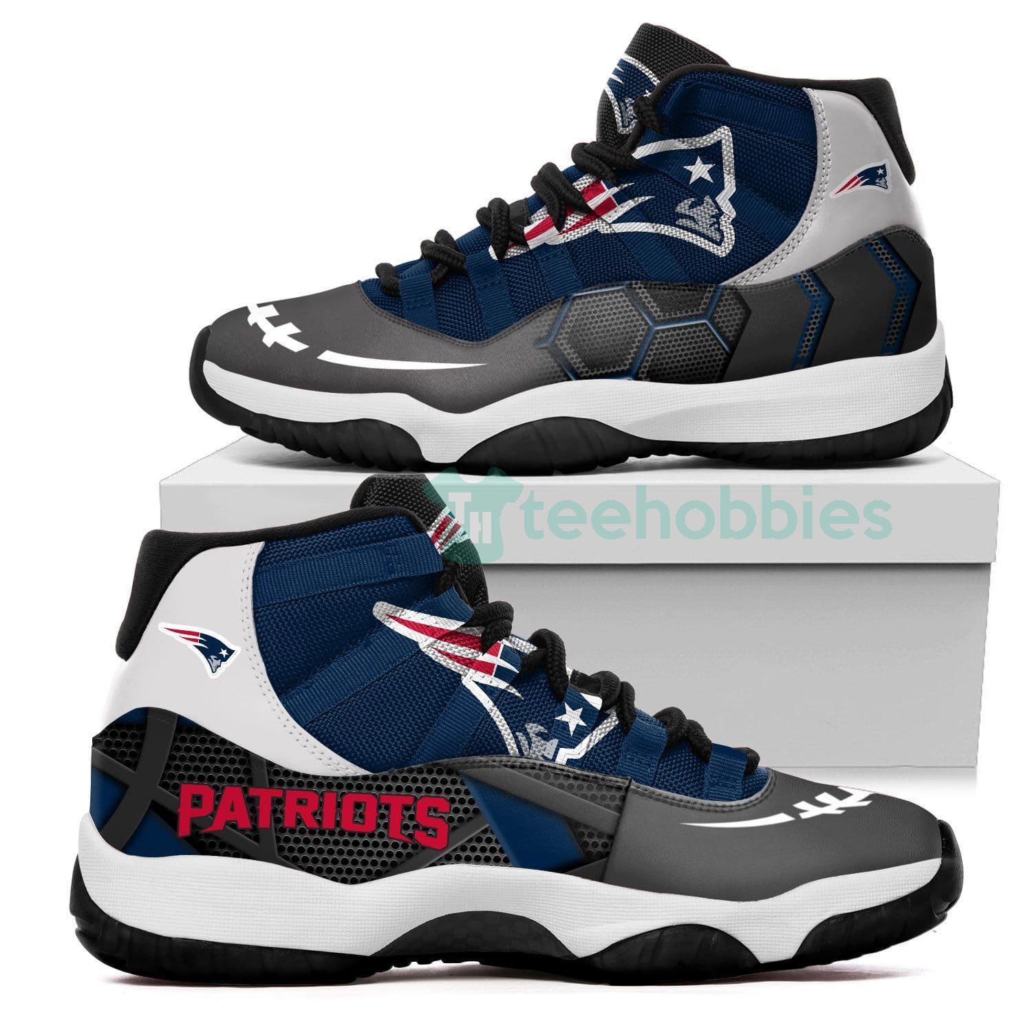 New England Patriots New Air Jordan 11 Shoes Gift