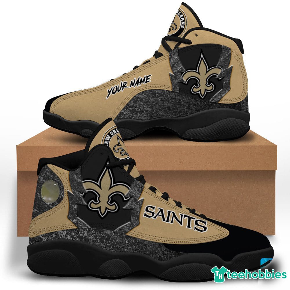 New Orleans Saints Air Jordan 13 Sneakers Shoes Custom Name Personalized Gifts